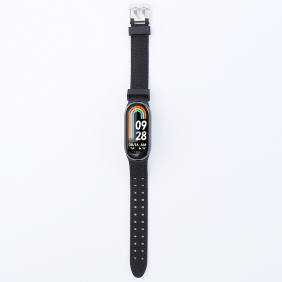 Pasek Silikonowy do Xiaomi Smart Band 10 / 9 / 8, Czarny