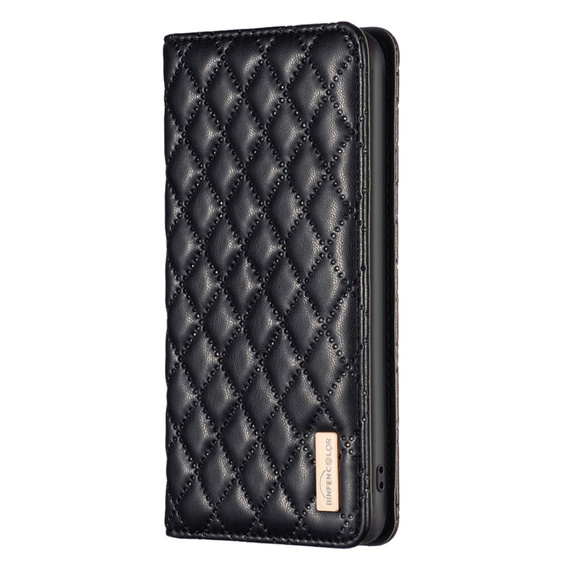 Etui z klapką do Samsung Galaxy A35 5G, Wallet, BINFEN COLOR, czarne