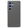 Etui Spigen do Samsung Galaxy S25 Ultra, Liquid Air, szare + Szkło Hartowane 9H
