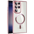 Etui do Samsung Galaxy S22 Ultra, Electro MagSafe, różowe rose gold
