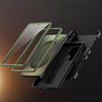 Etui do Samsung Galaxy S25 Ultra, Tongate MECH Series, Klips do paska, zielone