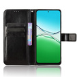 Etui z klapką do Oppo A5 5G / A5m, Crazy Horse Wallet, czarne