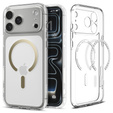 Etui Spigen do iPhone 17 Pro Max, Ultra Hybrid MagSafe, Clear / Gold