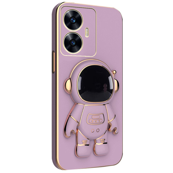 Etui do Realme C55, Astronaut, fioletowe
