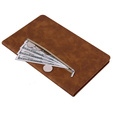 Etui do Samsung Galaxy Tab S10 Lite / S10 FE / S9 FE, Wallet Pen Slot, brązowy