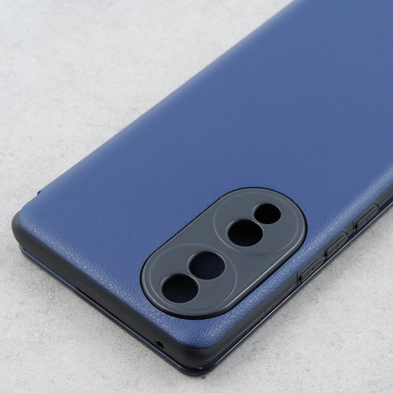 Etui do Honor 70 5G, z klapką Side View, niebieskie