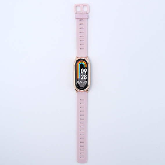 Pasek Silikonowy do Xiaomi Smart Band 10 / 9 / 8, Różowy