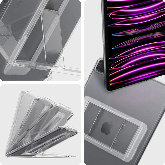 Etui Spigen do iPad Pro 12.9" 2022/2021 (6/5 gen.), AirSkin Hybrid S, Crystal Clear