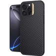 Etui do iPhone 16 Pro, pancerne Nillkin, Carbon Fiber, do Magsafe, złote