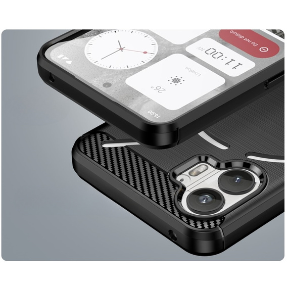 Etui do Nothing Phone 2, Karbon, czarne
