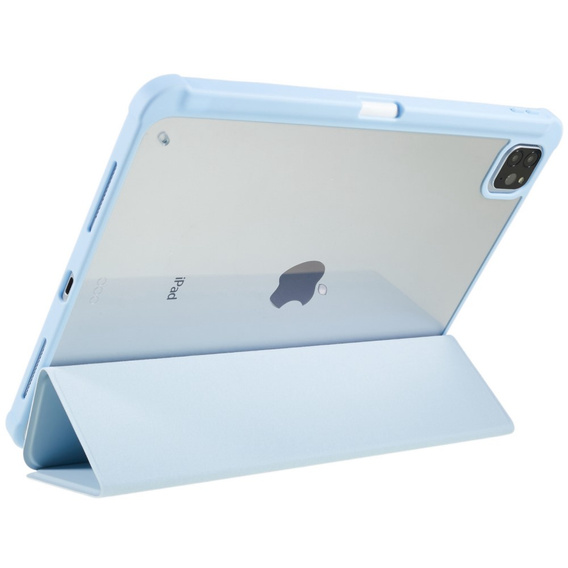 Etui do iPad Pro 11" 2022/2021/2020/2018 (4/3/2/1 gen.), Smartcase Hybrid, z miejscem na rysik, niebieskie