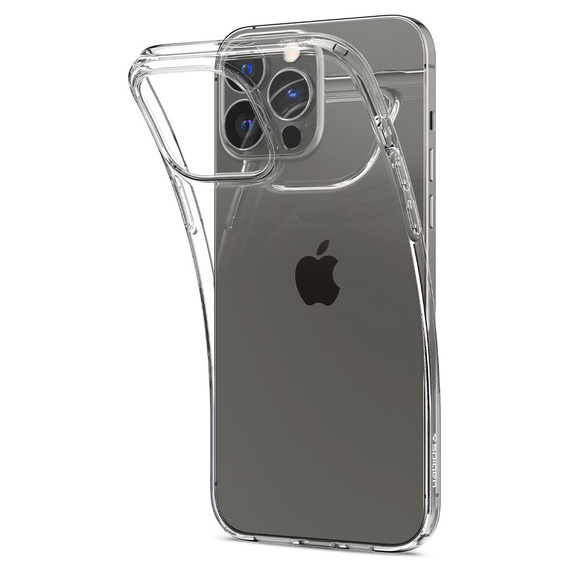 Etui Spigen do iPhone 13 Pro, Liquid Crystal, przezroczyste + szkło