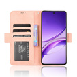 Etui z klapką do Vivo V50 Lite 4G / 5G, Card Slot, różowe