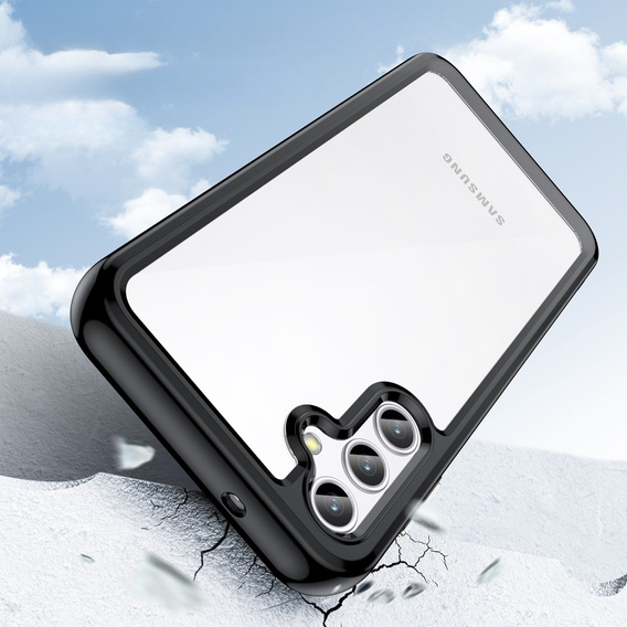 Etui do Samsung Galaxy A14 4G/5G, Fusion Hybrid, przezroczyste / czarne