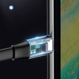 Baseus kabel Nimble USB - USB-C 23cm 5A szaro-czarny 40W