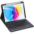 Etui z klawiaturą do iPad 10.9" 2022 (10 gen.) / iPad 11" 2025 A16 (11 gen.), Dux Ducis Magnetic Keyboard, czarne