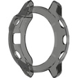 Etui Ochronne Silikonowe do Garmin Fenix 6 / 6 Pro, Case, Przezroczyste Czarne