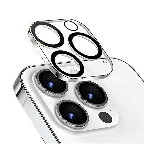 ERBORD Szkło hartowane na aparat do iPhone 16 Pro / 16 Pro Max, przezroczyste
