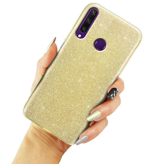 Etui Glitter Case do Huawei Y6P, Gold