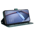 Etui z klapką do Xiaomi Poco F7 Wallet Rhombus - zielone