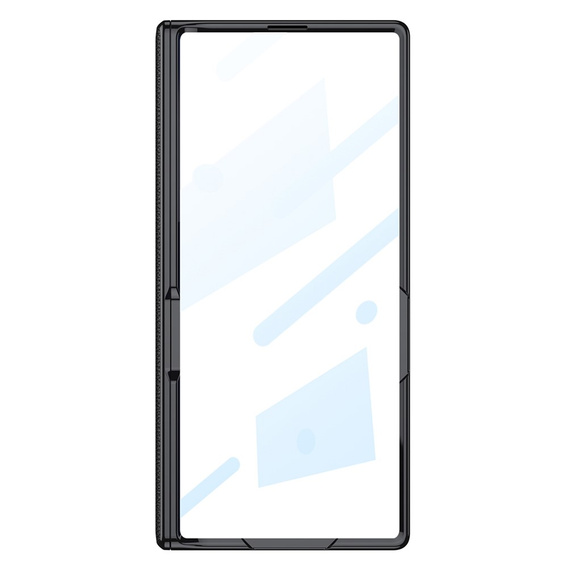 Etui GKK do Samsung Galaxy Z Fold7 5G ze szkłem i podstawką – czarne