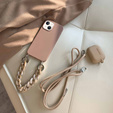 Etui INS Crossbody do iPhone 13, Brązowe