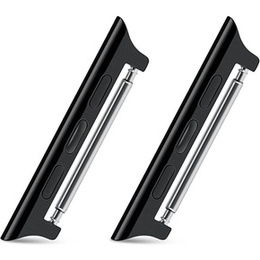 Zapięcie ze stali nierdzewnej do zegarka Apple Watch 1/2/3/4/5/6/7/8/9/10/11/SE 38/40/41/42mm, Czarne