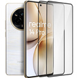 2x Szkło Hartowane do Realme 14 Pro+ 5G, ERBORD 3D pełne, szybka na cały ekran