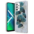 Etui Gold Glam do Samsung Galaxy A13 4G, Ginkgo Leaf