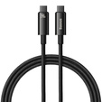 Baseus Tungsten PD kabel USB-C USB-C 1 m 240 W Czarny