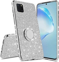 Etui do Huawei Y5P, Case Bling brokatowe, Srebrne