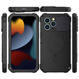 Etui do iPhone 15 Pro, DefenderMag, czarne