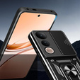 Etui pancerne do Vivo V50 Lite 4G / 5G, CamShield Slide, czarne