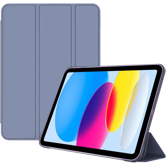 Etui do iPad 11" 2025 A16 (11 gen.) / iPad 10.9" 2022 (10 gen.), Smart case z klapką, Fioletowe