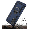 Etui pancerne do Samsung Galaxy A72 5G, Nox Case Ring, niebieskie