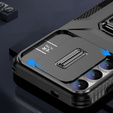 Etui do Samsung Galaxy S24, Slide Lens Lid, Czarne