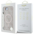 Etui GUESS do iPhone 16E, 4G Ring Classic Logo, różowe