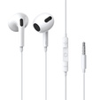 Baseus Encok H17 – słuchawki douszne z mikrofonem mini jack 3,5 mm białe