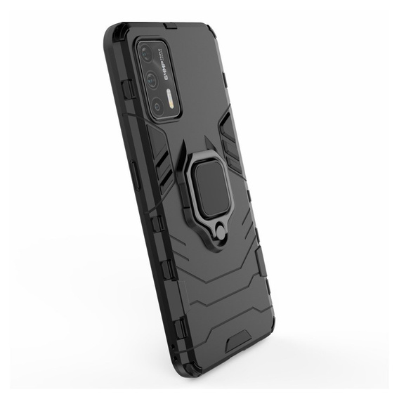 Etui do Realme GT 5G, Kickstand Ring, czarne