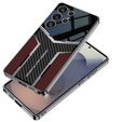 Etui do Samsung Galaxy S25 Ultra GKK Carbon Electro Edge – czerwone