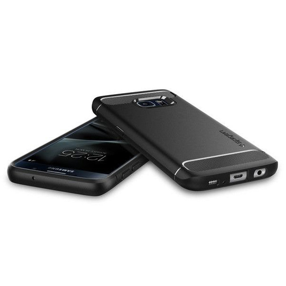 Etui Spigen do Samsung Galaxy S7, Rugged Armor, czarne