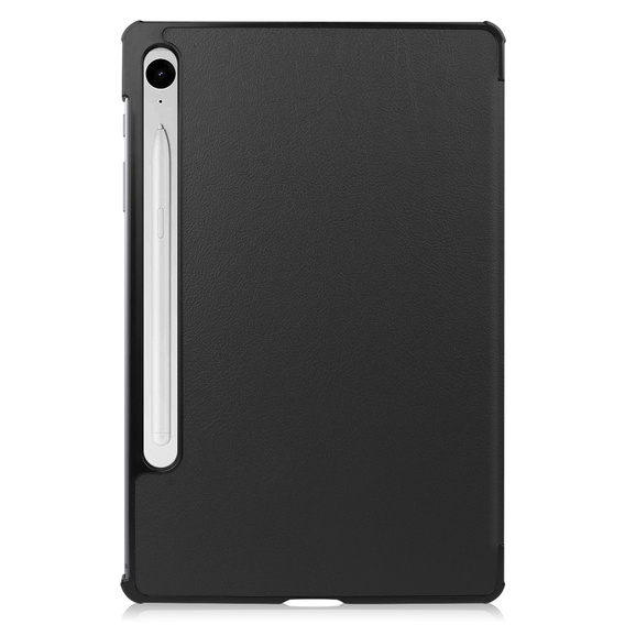 Etui do Samsung Galaxy Tab S9 FE / S10 FE, Tri-fold, z miejscem na rysik, czarne