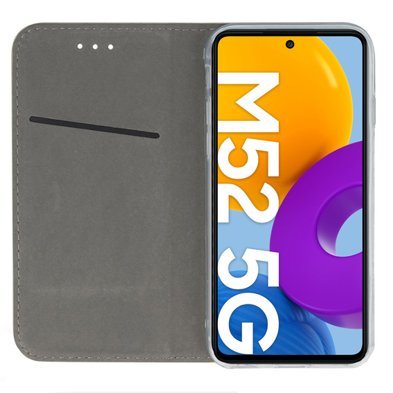 Etui Wallet do Samsung Galaxy M52 5G, Magnetic, Dark Green