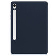 Etui do Samsung Galaxy Tab S10 FE+ Plus, Smartcase z miejscem na rysik, granatowe