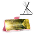 Etui z klapką do Xiaomi Redmi Note 13 5G, Wallet, Butterflies & Flowers białe