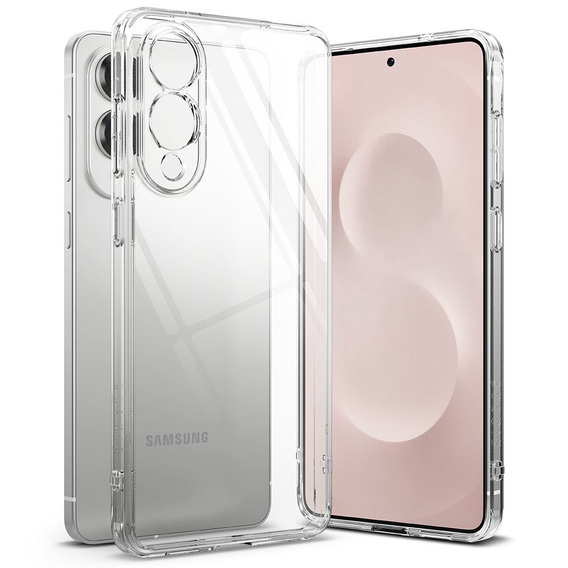 Etui Ringke Fusion do Samsung Galaxy S25 Edge – Clear + Szkło Hartowane 9H