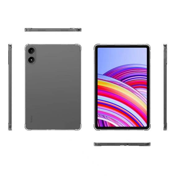 Etui do Xiaomi Redmi Pad Pro, Silikonowe, przezroczyste