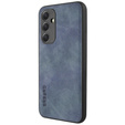 Zestaw Etui do Samsung Galaxy A54 5G, ERBORD Business, z blaszką do uchwytów samochodowych, Niebieskie + szkło