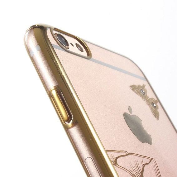 Etui do iPhone 6s / iPhone 6, Pink / Flower&Butterfly