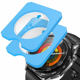 2x Szkło Hartowane ERBORD do Huawei Watch GT 5 46mm, z ramką do montażu